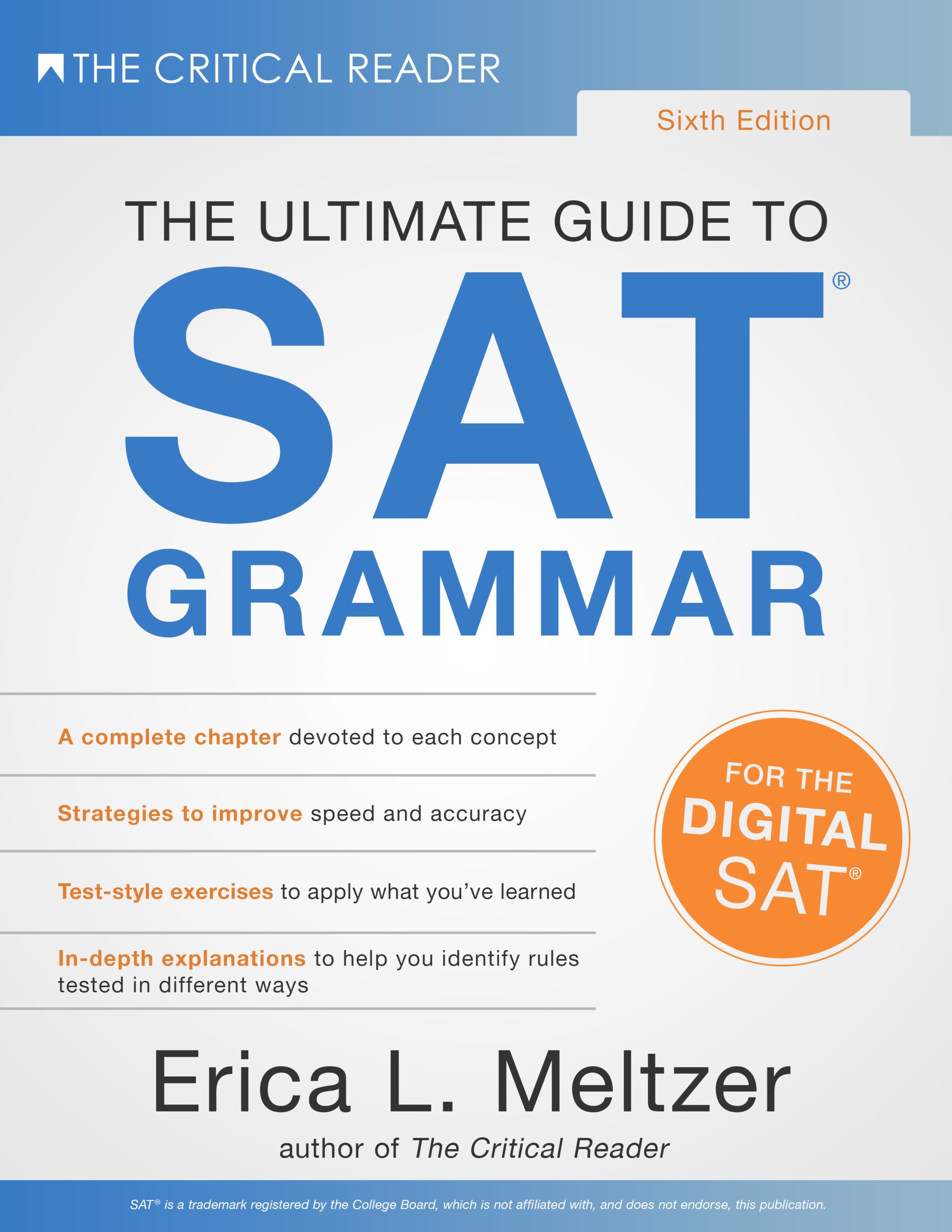 The Ultimate Guide to SAT® Grammar, 6th Edition