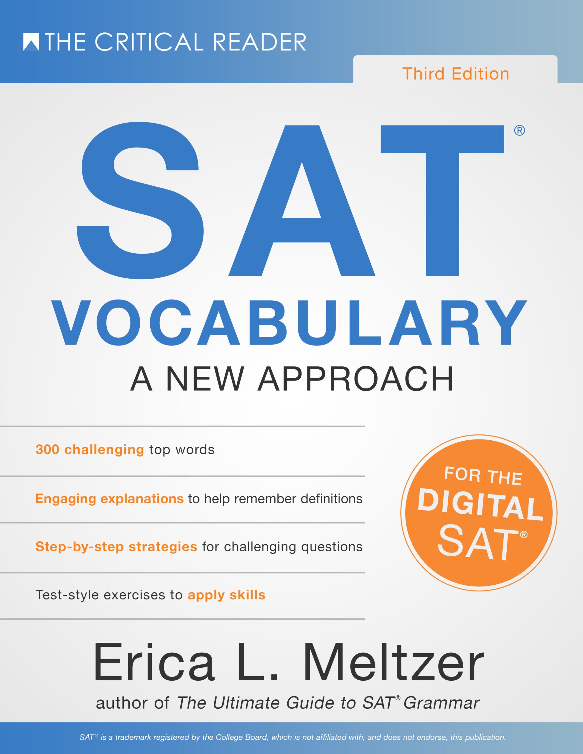SAT® Vocabulary: A New Approach, 3rd Edition
